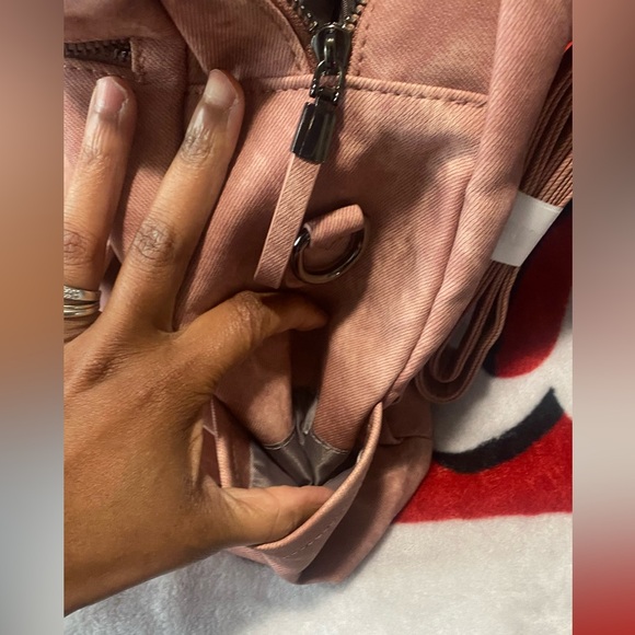 Pink Canvas Backpack - Picture 5 of 11